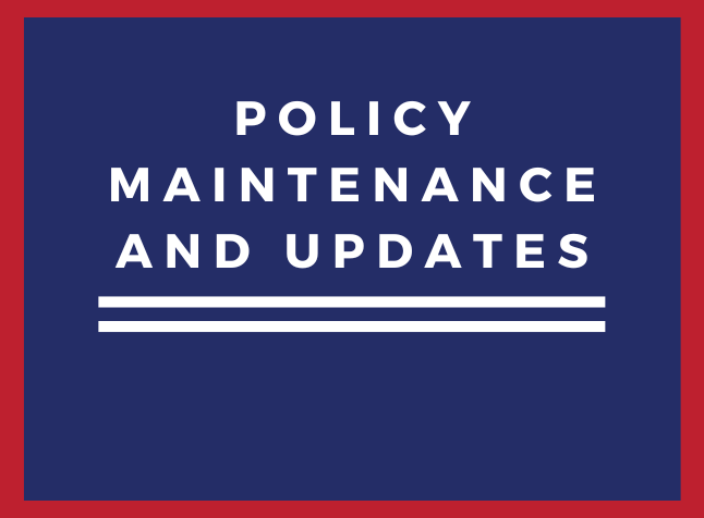 Policy Maintenance and Updates