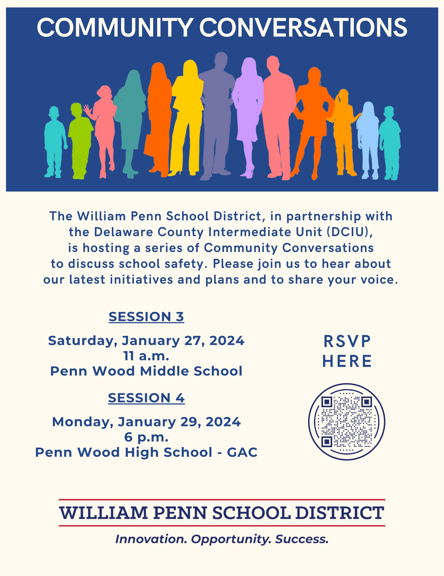 Community Conversations in January 2024 WPSD