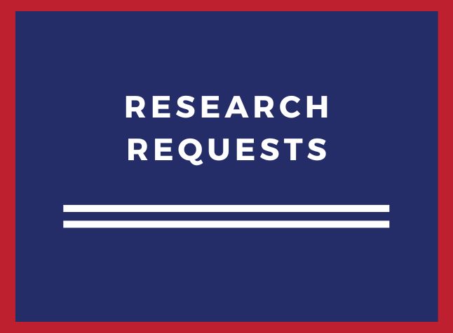 Image says, Research Requests
