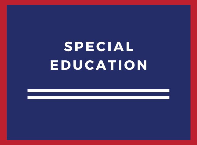 Image says, Special Education